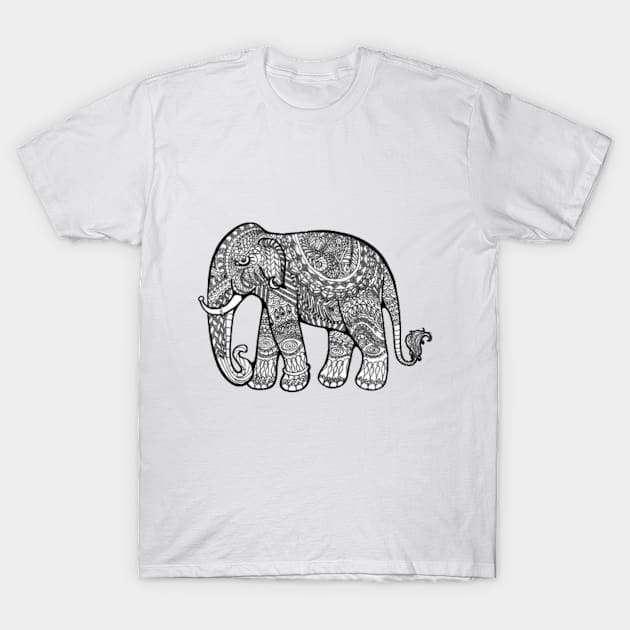 Aztec Elephant T-Shirt by HowToKim